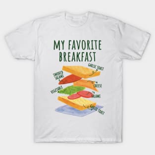 My Favorite Breakfast T-Shirt